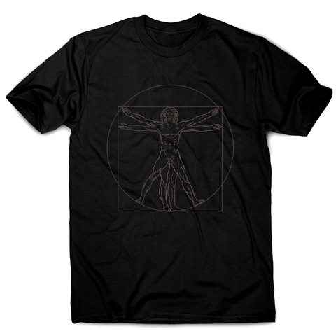 Virtuvian man men's t-shirt - Graphic Gear