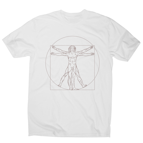Virtuvian man men's t-shirt - Graphic Gear