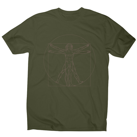Virtuvian man men's t-shirt - Graphic Gear