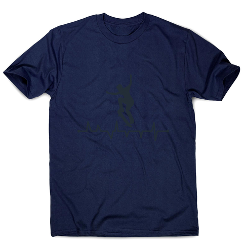 Skateboard heart line men's t-shirt - Graphic Gear