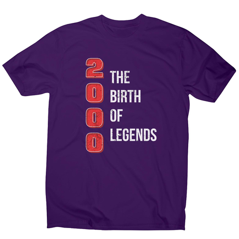 Legend birthday quote men's t-shirt - Graphic Gear