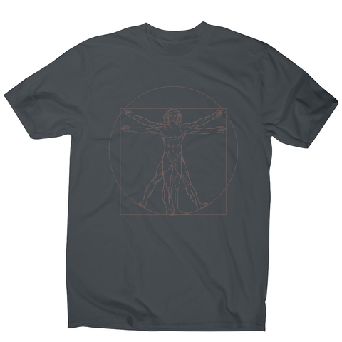 Virtuvian man men's t-shirt - Graphic Gear