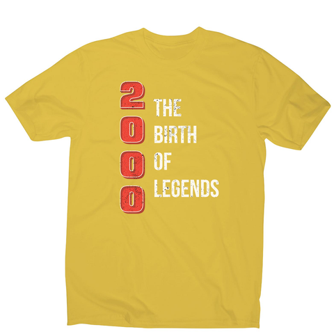 Legend birthday quote men's t-shirt - Graphic Gear