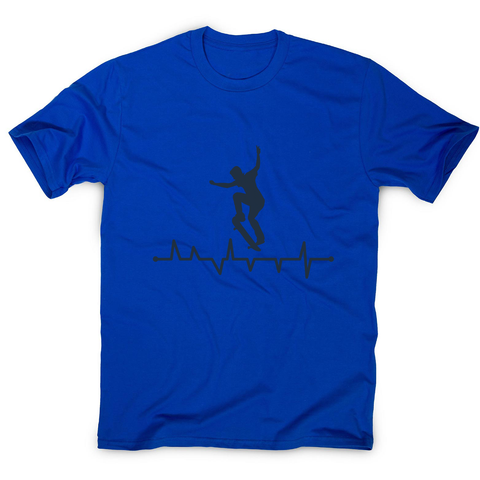 Skateboard heart line men's t-shirt - Graphic Gear