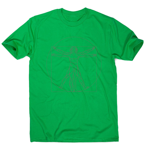 Virtuvian man men's t-shirt - Graphic Gear