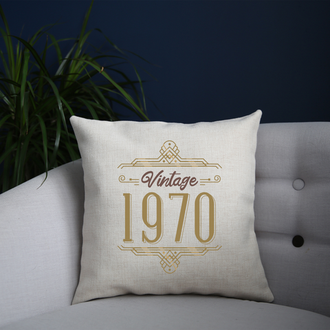 Vintage 1970 cushion cover pillowcase linen home decor - Graphic Gear