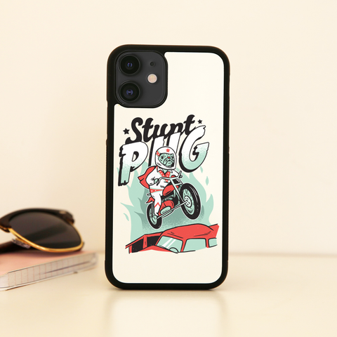 Stunt pug iPhone case cover 11 11Pro Max XS XR X - Graphic Gear
