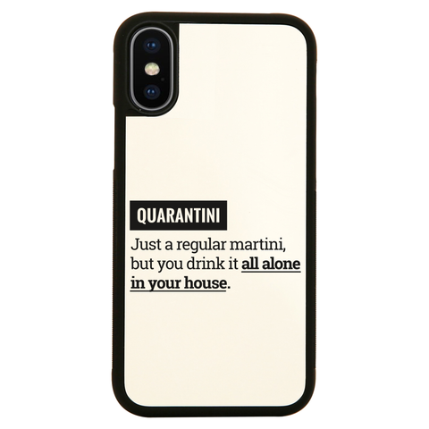 Quarantine funny iPhone case cover 11 11Pro Max XS XR X - Graphic Gear