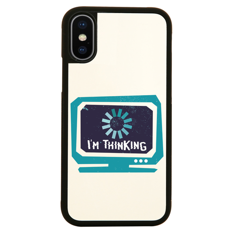 Im thinking funny iPhone case cover 11 11Pro Max XS XR X - Graphic Gear