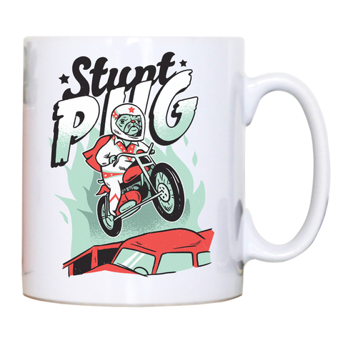 Stunt pug mug coffee tea cup - Graphic Gear