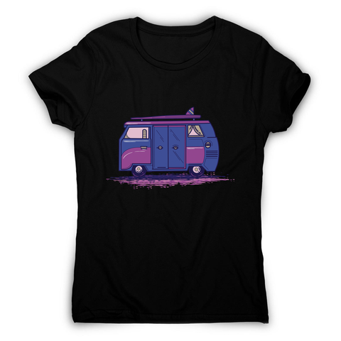 Colored camper van women's t-shirt - Graphic Gear