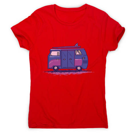 Colored camper van women's t-shirt - Graphic Gear