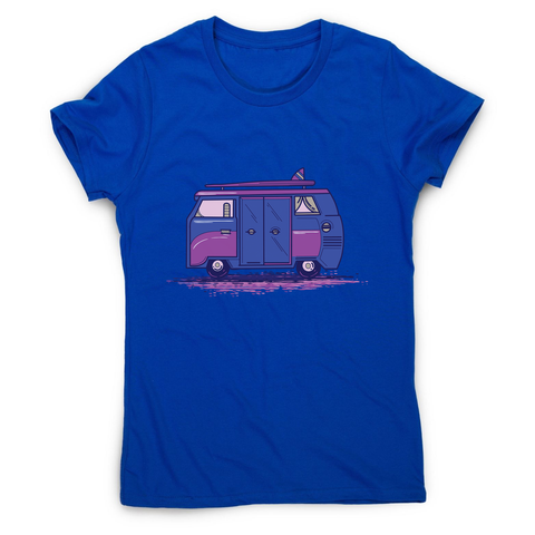 Colored camper van women's t-shirt - Graphic Gear