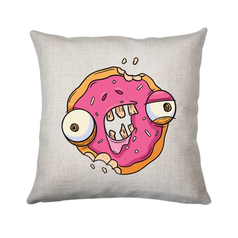 Zombie donut cushion cover pillowcase linen home decor - Graphic Gear