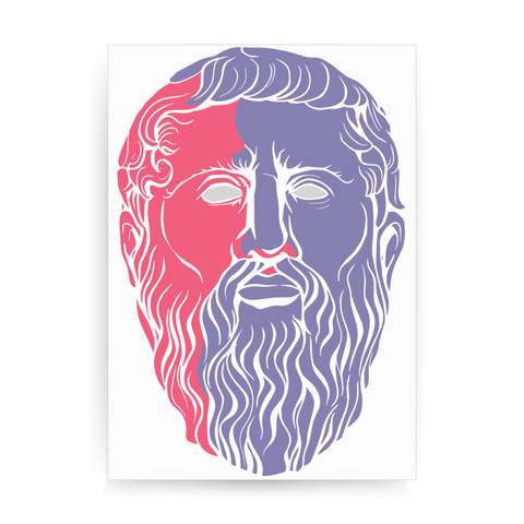 Plato philosopher print poster wall art decor - Graphic Gear