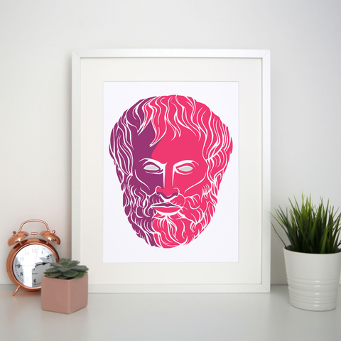 Aristotle philosopher print poster wall art decor - Graphic Gear