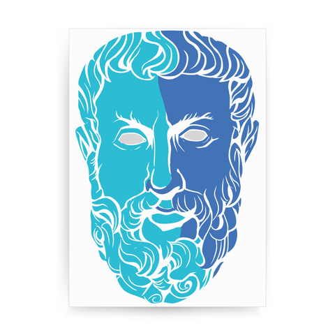 Heraclitus philosopher print poster wall art decor - Graphic Gear