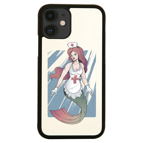Mermaid Nurse iPhone case cover 11 11Pro Max XS XR X - Graphic Gear