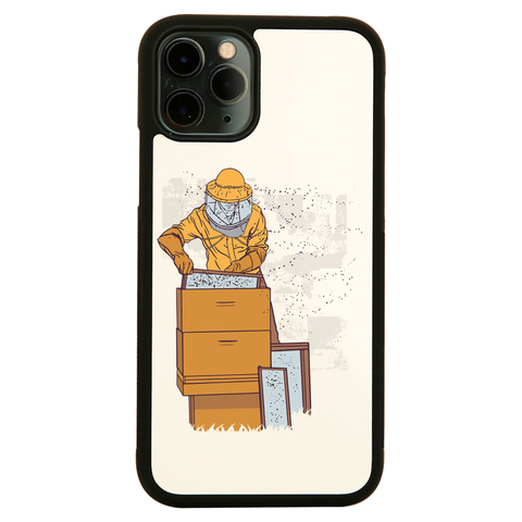 Beekeeper illustration iPhone case cover 11 11Pro Max XS XR X - Graphic Gear