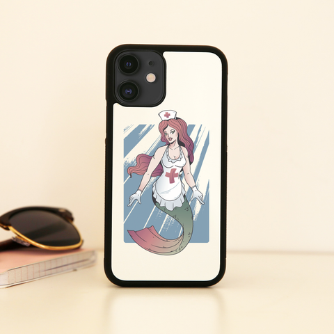 Mermaid Nurse iPhone case cover 11 11Pro Max XS XR X - Graphic Gear