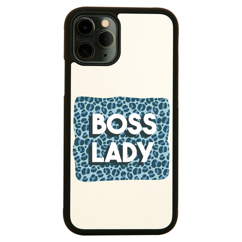 Boss lady animal print iPhone case cover 11 11Pro Max XS XR X - Graphic Gear