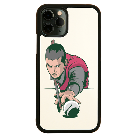 Pool player iPhone case cover 11 11Pro Max XS XR X - Graphic Gear