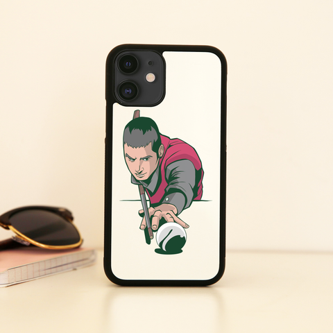 Pool player iPhone case cover 11 11Pro Max XS XR X - Graphic Gear