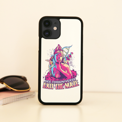 Trippy girl text iPhone case cover 11 11Pro Max XS XR X - Graphic Gear