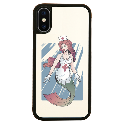 Mermaid Nurse iPhone case cover 11 11Pro Max XS XR X - Graphic Gear