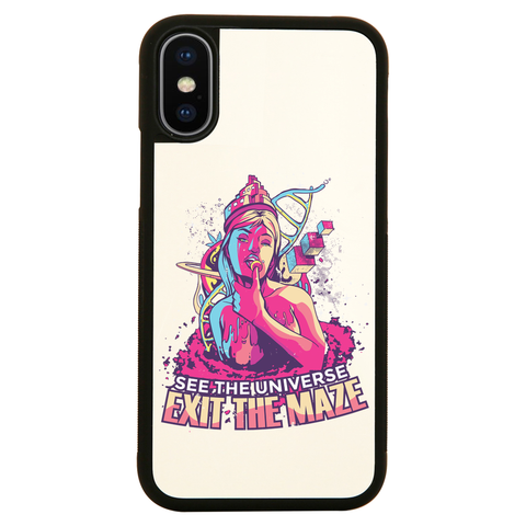 Trippy girl text iPhone case cover 11 11Pro Max XS XR X - Graphic Gear