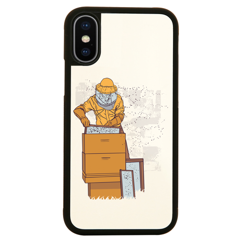 Beekeeper illustration iPhone case cover 11 11Pro Max XS XR X - Graphic Gear