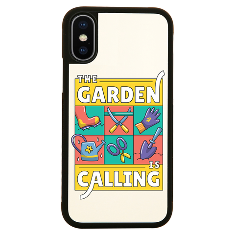 Garden calling illustration iPhone case cover 11 11Pro Max XS XR X - Graphic Gear