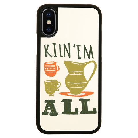 Funny pottery text iPhone case cover 11 11Pro Max XS XR X - Graphic Gear