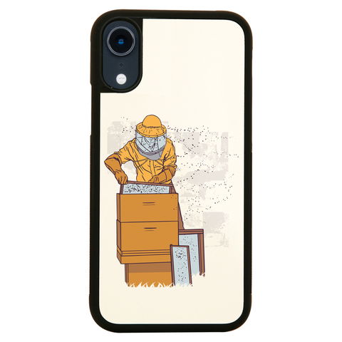 Beekeeper illustration iPhone case cover 11 11Pro Max XS XR X - Graphic Gear