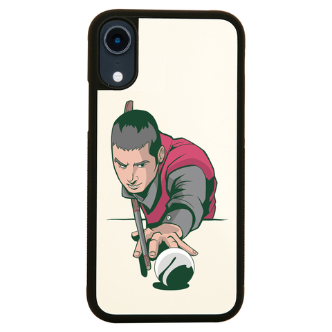 Pool player iPhone case cover 11 11Pro Max XS XR X - Graphic Gear