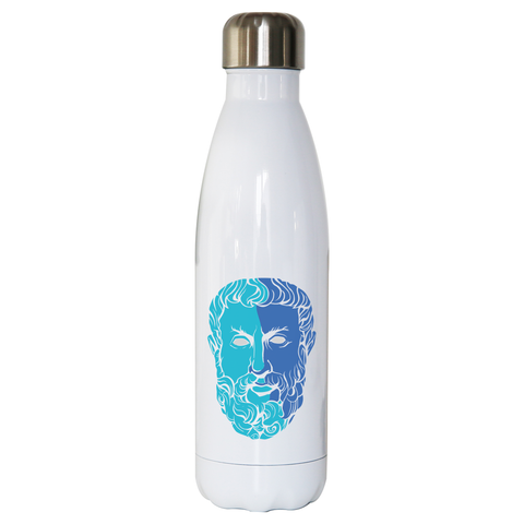 Heraclitus philosopher water bottle stainless steel reusable - Graphic Gear