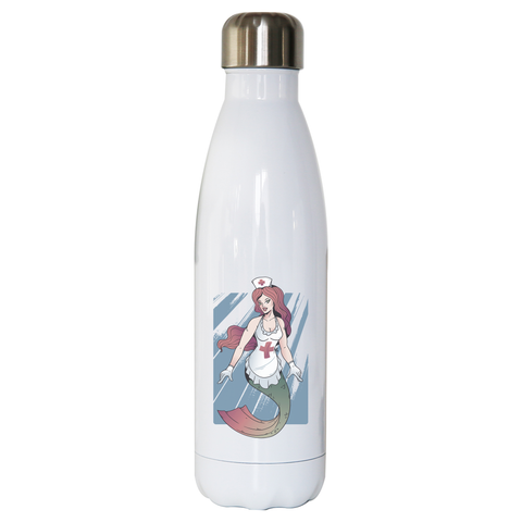 Mermaid Nurse water bottle stainless steel reusable - Graphic Gear