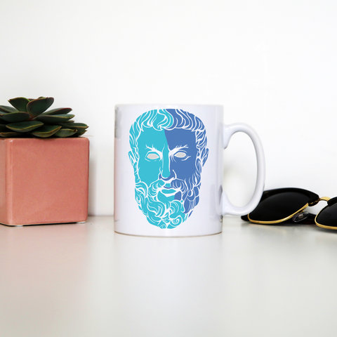 Heraclitus philosopher mug coffee tea cup - Graphic Gear