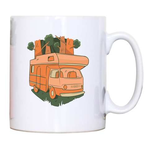 Nature caravan mug coffee tea cup - Graphic Gear