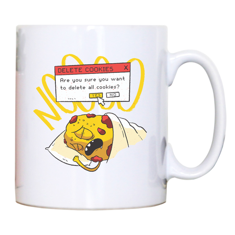 Delete cookie funny mug coffee tea cup - Graphic Gear