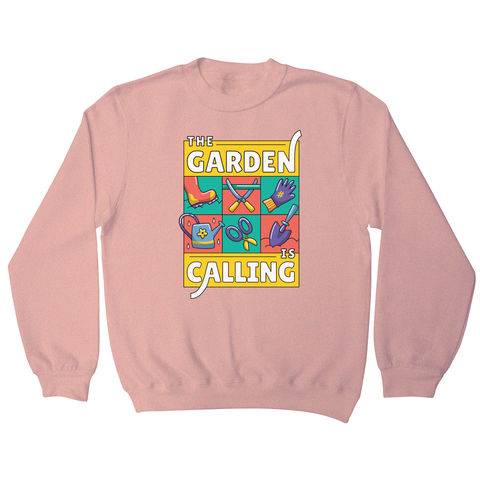 Garden calling illustration sweatshirt - Graphic Gear
