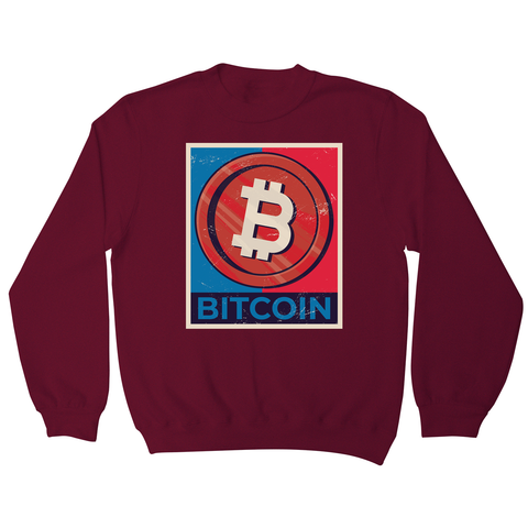 Bitcoin coin sweatshirt - Graphic Gear