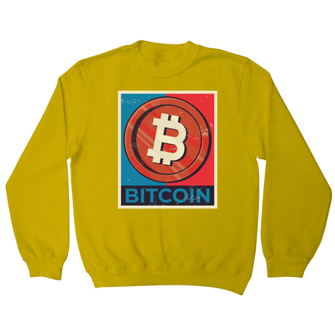 Bitcoin coin sweatshirt - Graphic Gear