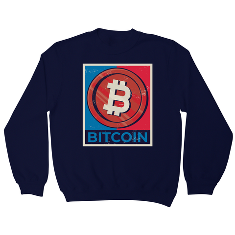 Bitcoin coin sweatshirt - Graphic Gear