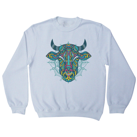 Mandala bull sweatshirt - Graphic Gear