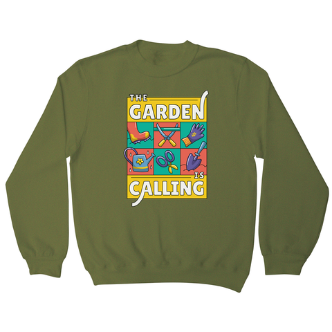Garden calling illustration sweatshirt - Graphic Gear