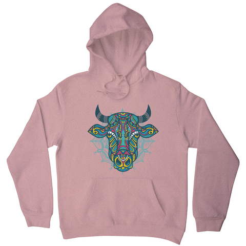 Mandala bull hoodie - Graphic Gear