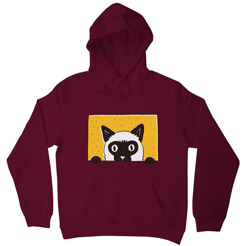Peeking cat hoodie - Graphic Gear