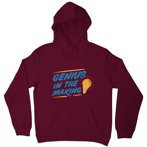 School lettering text hoodie - Graphic Gear