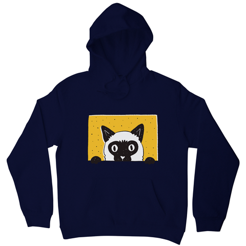 Peeking cat hoodie - Graphic Gear